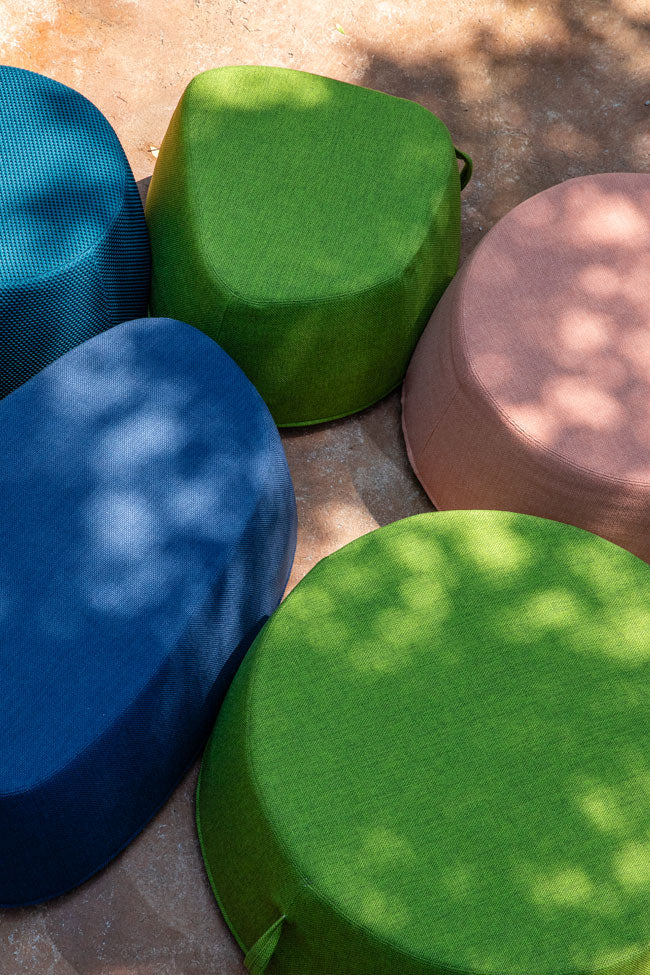 
                  
                    PAVÉ large round outdoor pouf
                  
                