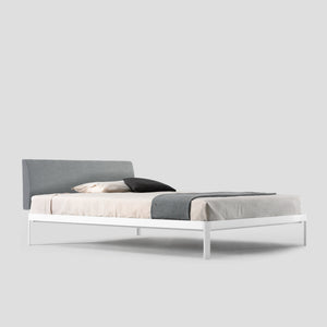 
                  
                    ALU MIN BED with upholstered headboard
                  
                